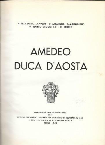 Amedeo duca d'Aosta