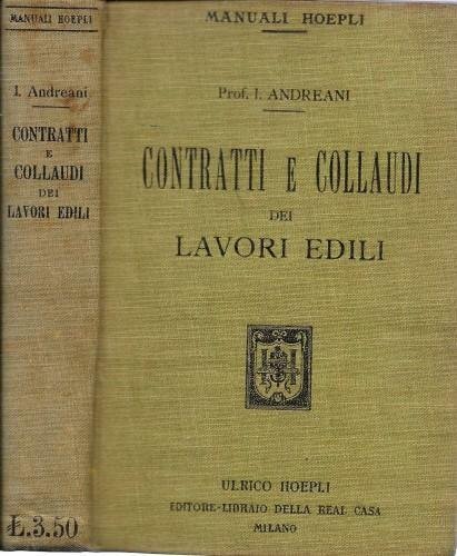 Contratti e collaudi dei lavori edili