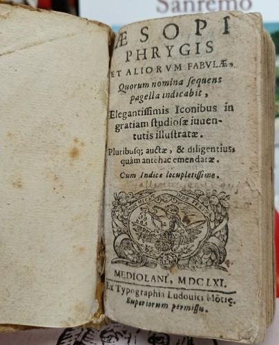 Aesopi phrygis et aliorum fabulae, quorum nomina sequens pagella indicabit, …