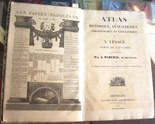 Atlante Storico, Geografico, Genealogico Cronologico di A. Lesage con notabili …