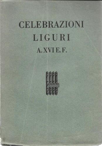 Celebrazioni Liguri, in 2 voll.