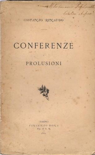 Conferenze - Prolusioni