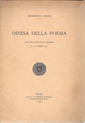 Difesa della Poesia