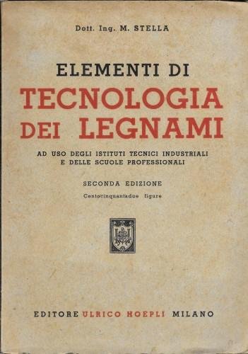 Elementi di TECNOLOGIA dei LEGNAMI