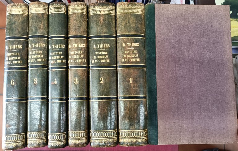 Histoire du Consulat et de l'Empire, in 6 voll.