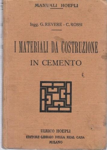 I materiali da costruzione in cemento