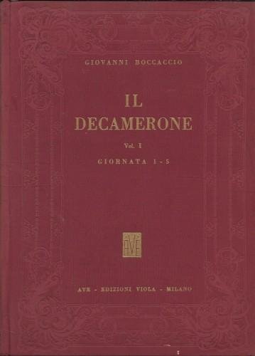 Il Decamerone, con illustrazioni originali del secolo XVIII, note a …