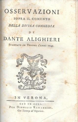 Il Paradiso di Dante Alighieri col comento del P. Pompeo …