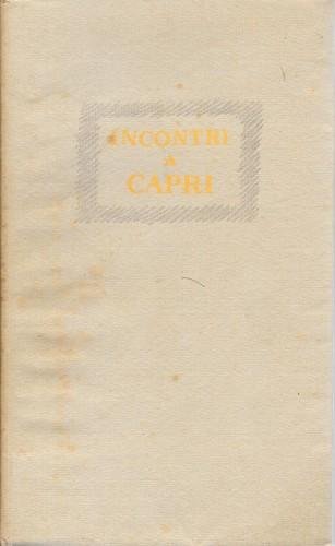 Incontri a Capri 13 - 18 settembre 1948