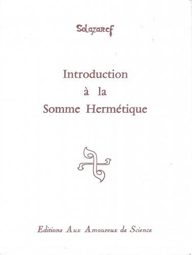 Introduction à la Somme Hermetique