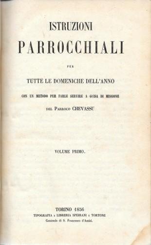 Istruzioni Parrocchiali per tutte le domeniche dell'anno con un metodo …
