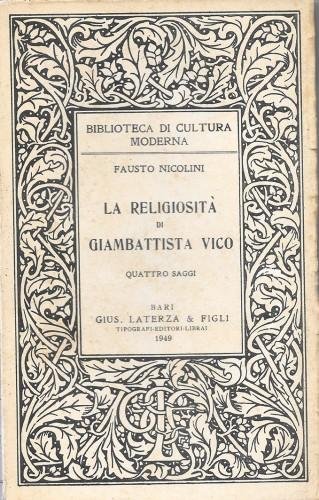 La religiosità di Giambattista Vico. Quattro saggi