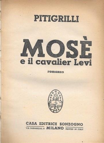 Mosè e il cavaliere Levi