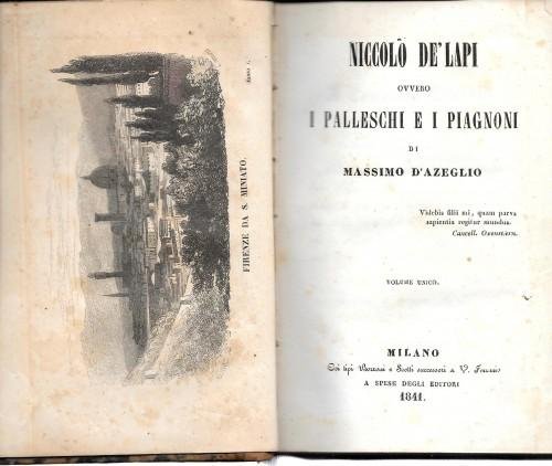 Niccolò de' Lapi ovvero i Palleschi e i Piagnoni