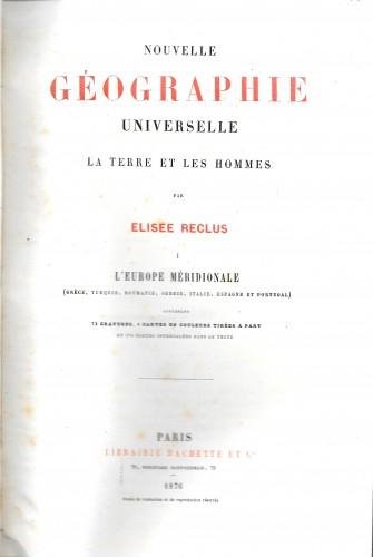 Nouvelle Geographie Universelle - La Terre et les hommes - …