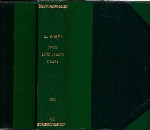 Poesie edite, inedite e rare di Carlo Porta scelte e …