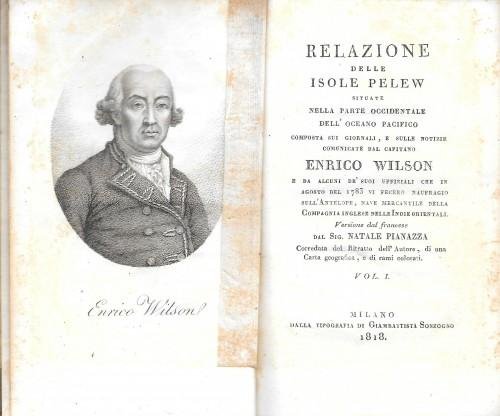 Relazione delle isole Pelew situate nella parte occidentale dell'Oceano Pacifico, …