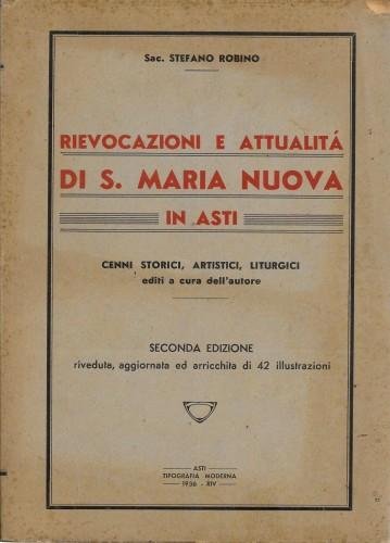 Rievocazioni e attualità di S. Maria Nuova in Asti - …