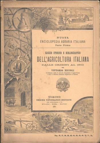 Saggio storico e bibliografico dell'agricoltura italiana dalle origini al 1900