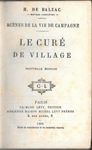 Scènes de la vie de campagne. Le curé de village