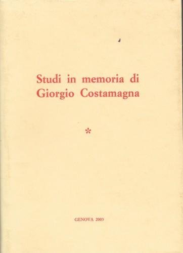 Studi in memoria di Giorgio Costamagna, in 2 voll.