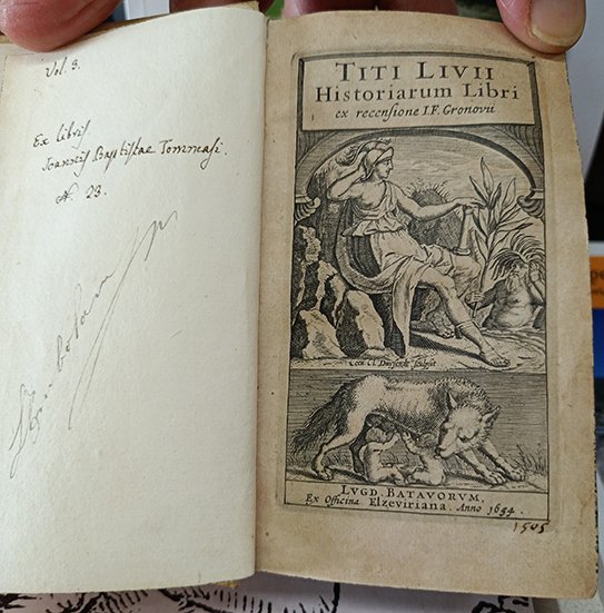 Titi Livii Historiarum Libri ex recensione I.F. Gronovii, vol. 3°