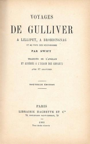 Voyages de Gulliver a Lilliput, a Brobdingnag et au pays …