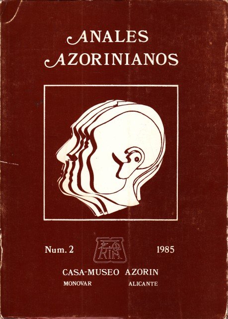 ANALES AZORINIANOS Nº2. 1985