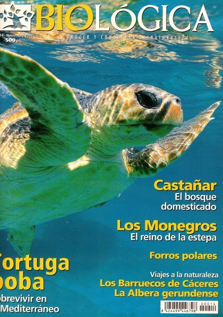 BIOLÓGICA Nº14. Noviembre 1997. Conocer y conservar la naturaleza. (Tortuga …
