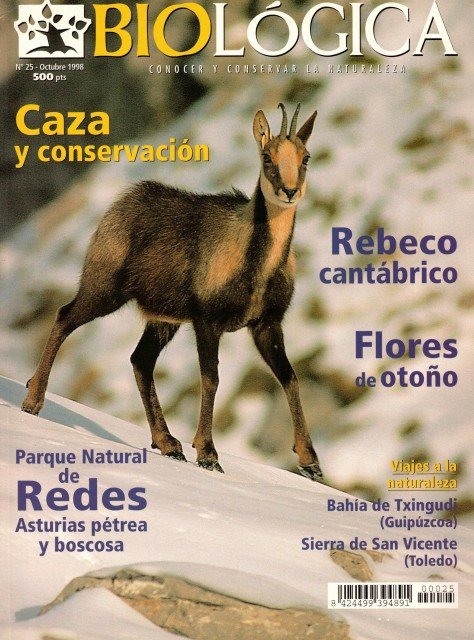 BIOLÓGICA Nº25. Octubre 1998. Conocer y conservar la naturaleza. (Parque …