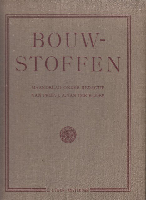BOUWSTOFFEN 1918