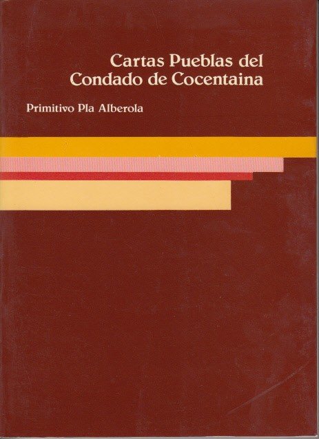 CARTAS PUEBLAS DEL CONDADO DE COCENTAINA