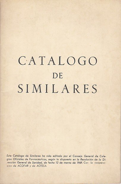 CATÁLOGO DE SIMILARES