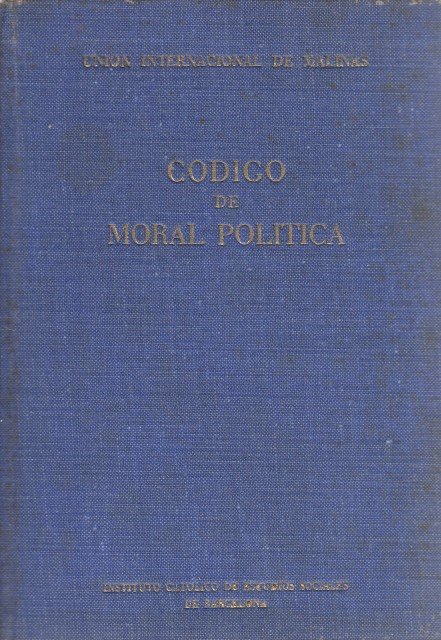 CÓDIGO DE MORAL POLÍTICA | Immagine principale