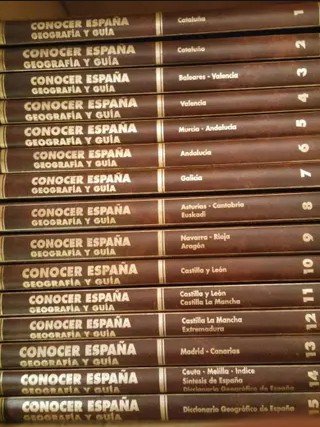 CONOCER ESPAÑA. GEOGRAFÍA Y GUÍA. 15 VOL (COMPLETA) | Immagine principale