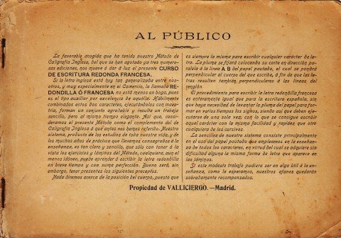 CURSO DE ESCRITURA REDONDA FRANCESA | Immagine principale