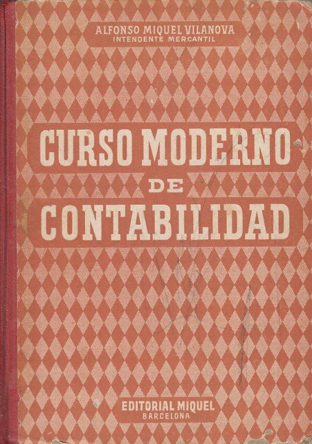 Curso moderno de contabilidad