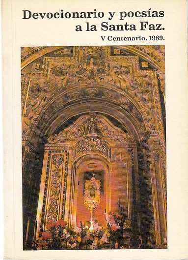 DEVOCIONARIO Y POESÍAS A LA SANTA FAZ