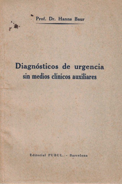 Diagnósticos de urgencia sin medios clínicos auxiliares