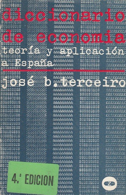 DICCIONARIO DE ECONOMIA. TEORIA Y APLICACIÓN A ESPAÑA | Immagine principale