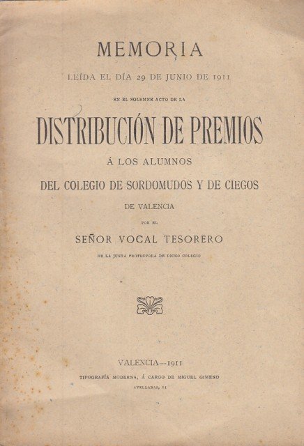 DISTRIBUCION DE PREMIOS A LOS ALUMNOS DE SORDOMUDOS Y DE …