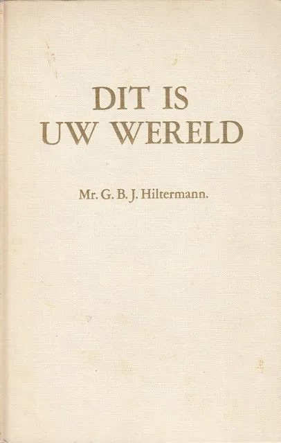 DIT IS UW WERELD. Spanningen en conflicten van deze tijd