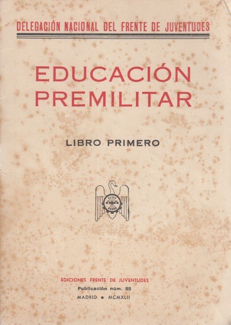 EDUCACIÓN PREMILITAR. LIBRO PRIMERO | Immagine principale