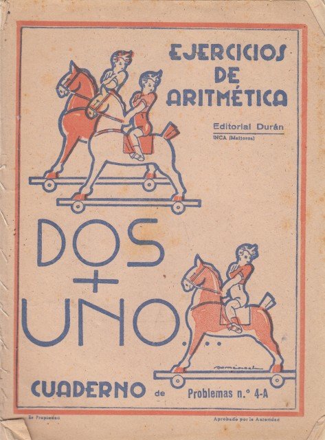 EJERCICIOS DE ARITMÉTICA. DOS+UNO. CUADERNO DE PROBLEMAS Nº4-A | Immagine principale