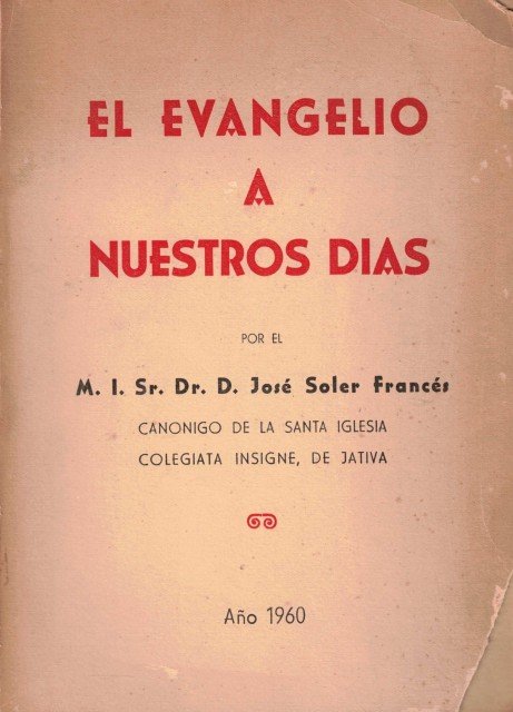 EL EVANGELIO A NUESTROS DIAS