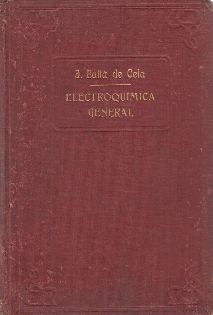 ELEMENTOS DE ELECTROQUÍMICA GENERAL