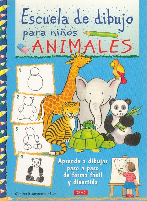 ESCUELA DE DIBUJO PARA NIÑOS. ANIMALES: Aprende a dibujar paso …