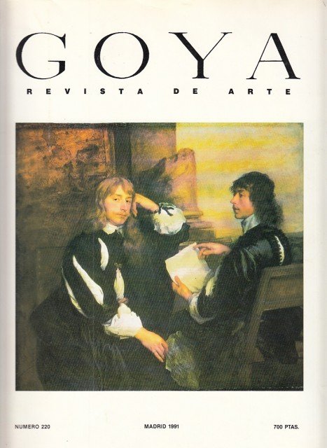 GOYA. REVISTA DE ARTE Nº 220 1991. La iconografía del …