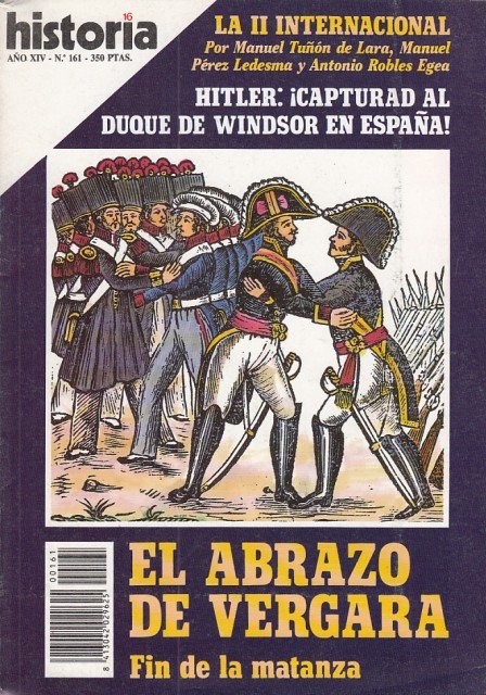 HISTORIA 16 Nº161. EL ABRAZO DE VERGARA. LA II INTERNACIONAL | Immagine principale