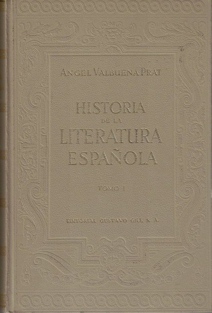 HISTORIA DE LA LITERATURA ESPAÑOLA I